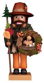 Woodsman with Wreath<br>2021 Ulbricht Nutcracker